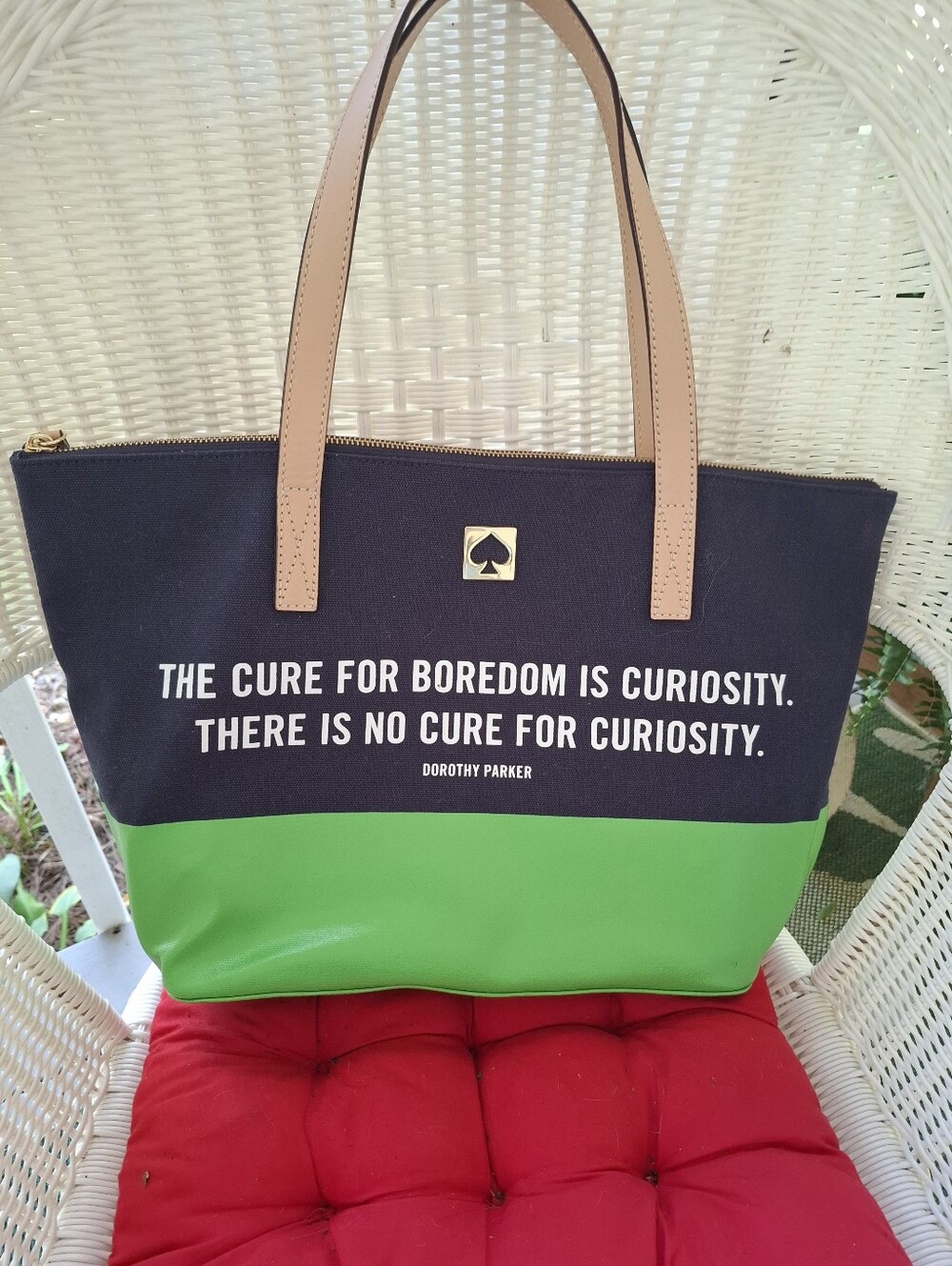 kate spade Call to Action Curiosity Tote Bag